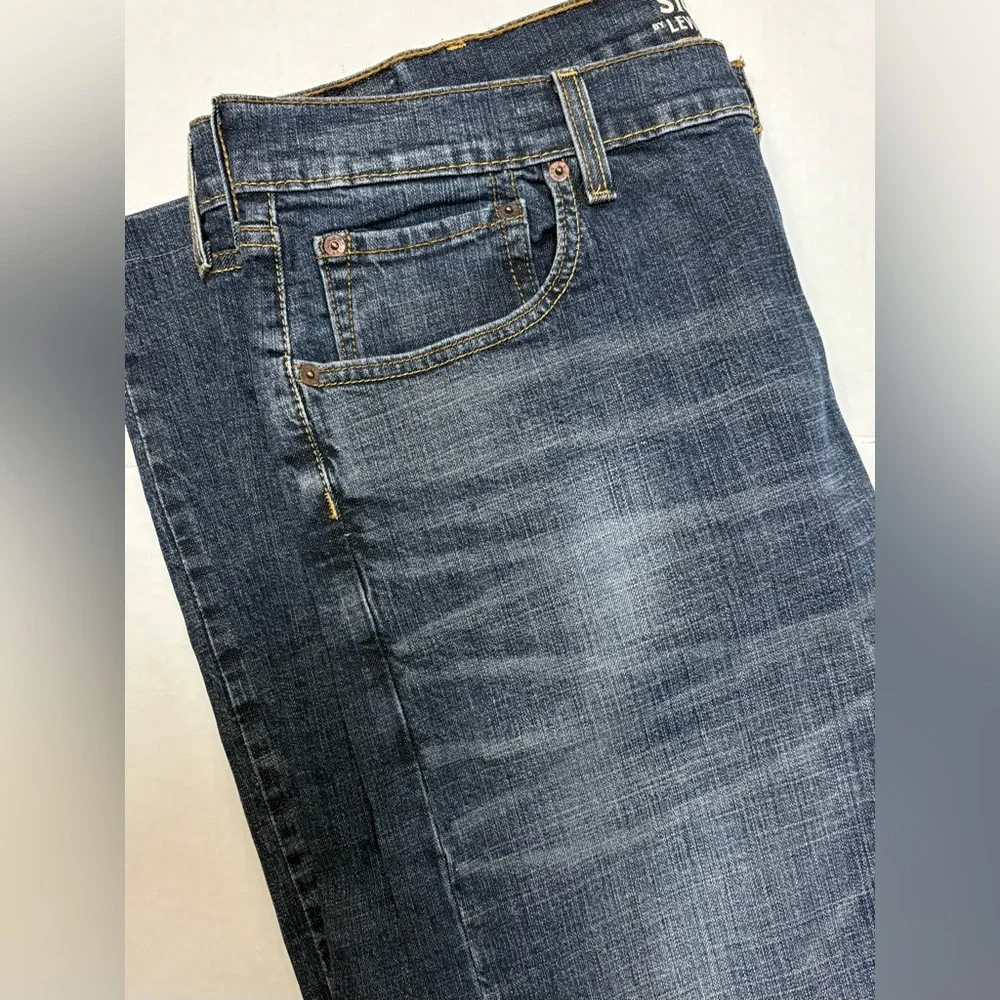 Levi’s Signature S37 Slim Straight Jeans Men’s 40x30 Medium Wash Stretch Denim